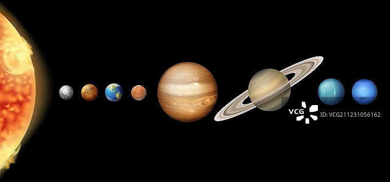 太阳系图片素材
