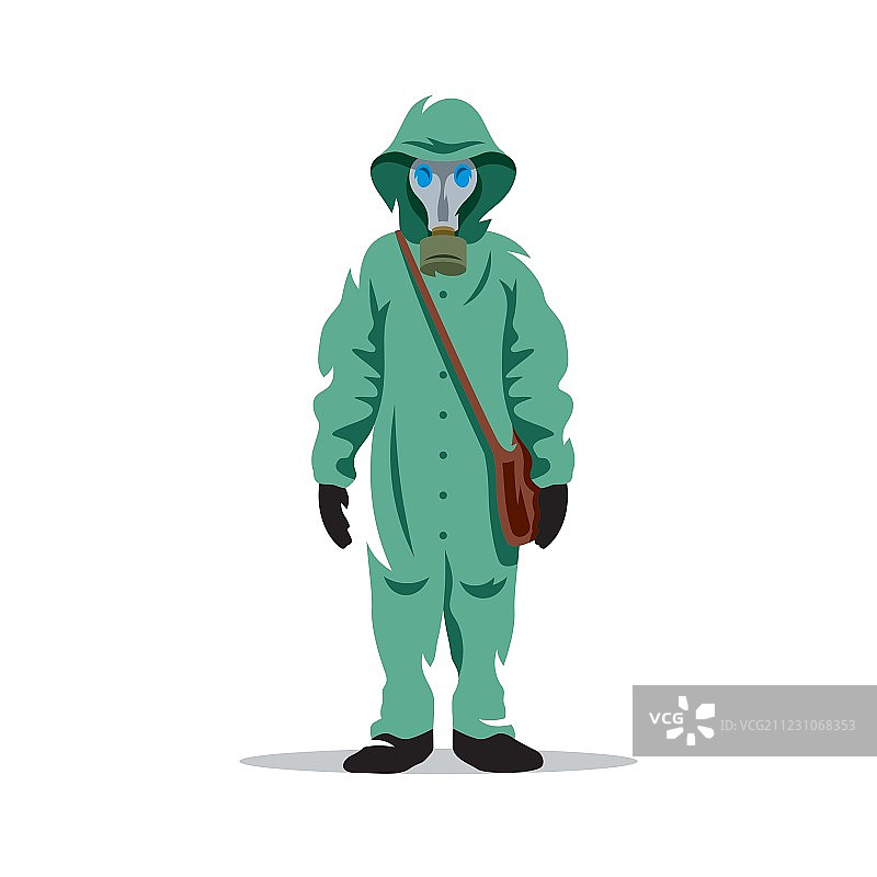 生物危害防护卡通图片素材
