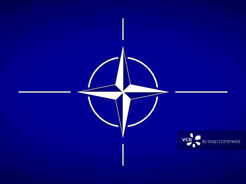 北约旗帜图片素材