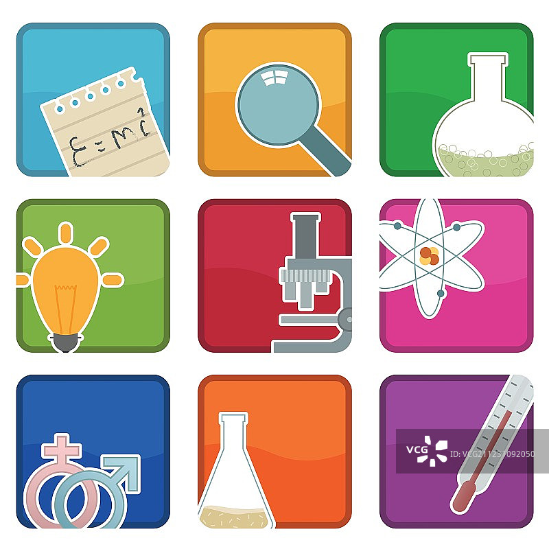 科学图标图片素材