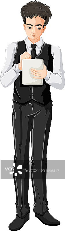 服务员图片素材