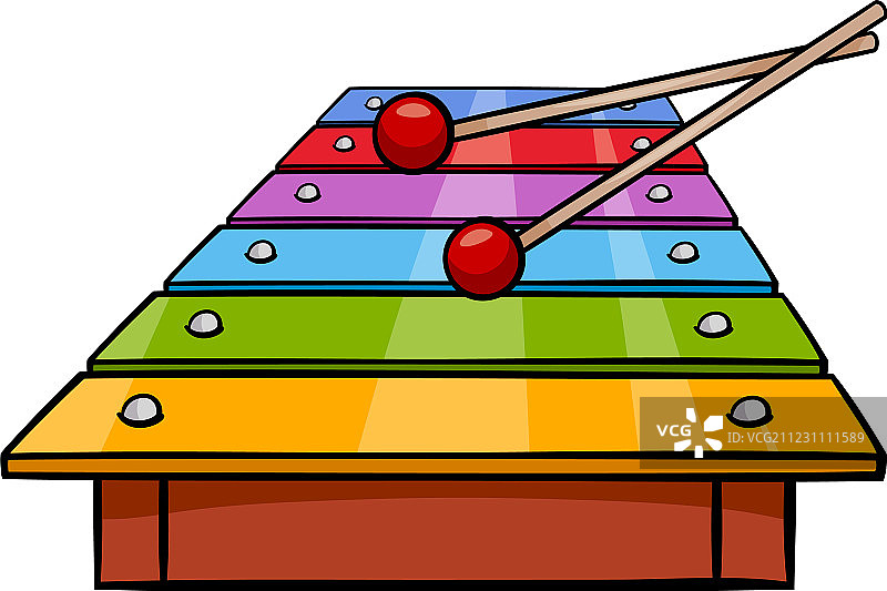 卡通木琴剪贴画图片素材