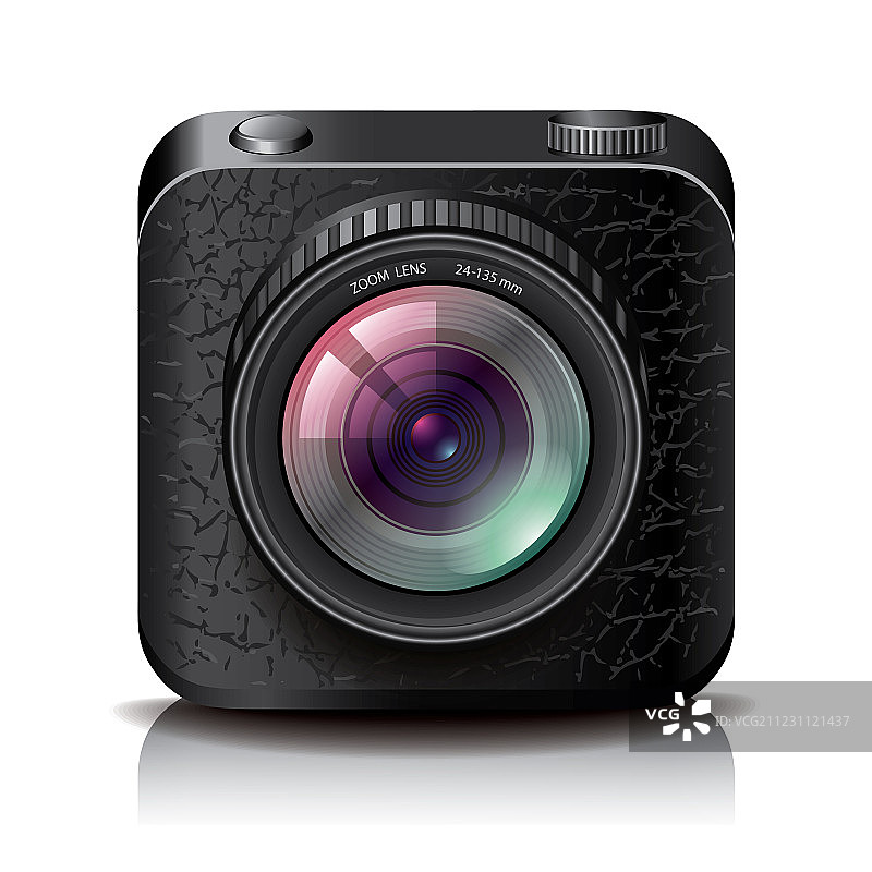 相机应用图标（黑色）图片素材