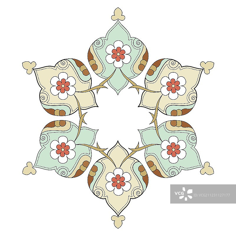 奥斯曼风格图案系列八图片素材