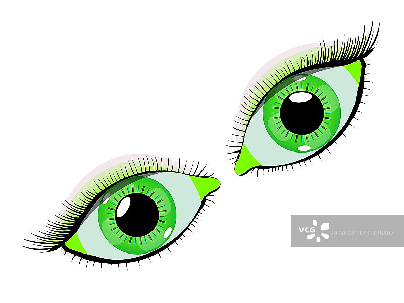 绿色眼睛图片素材