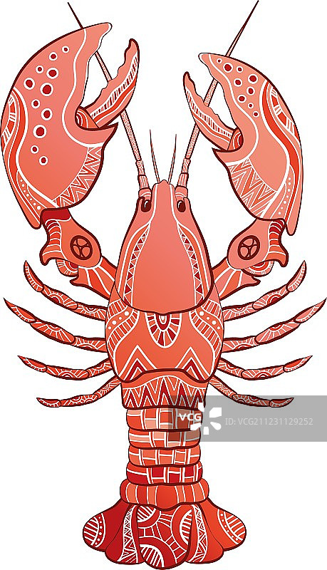 装饰龙虾图片素材