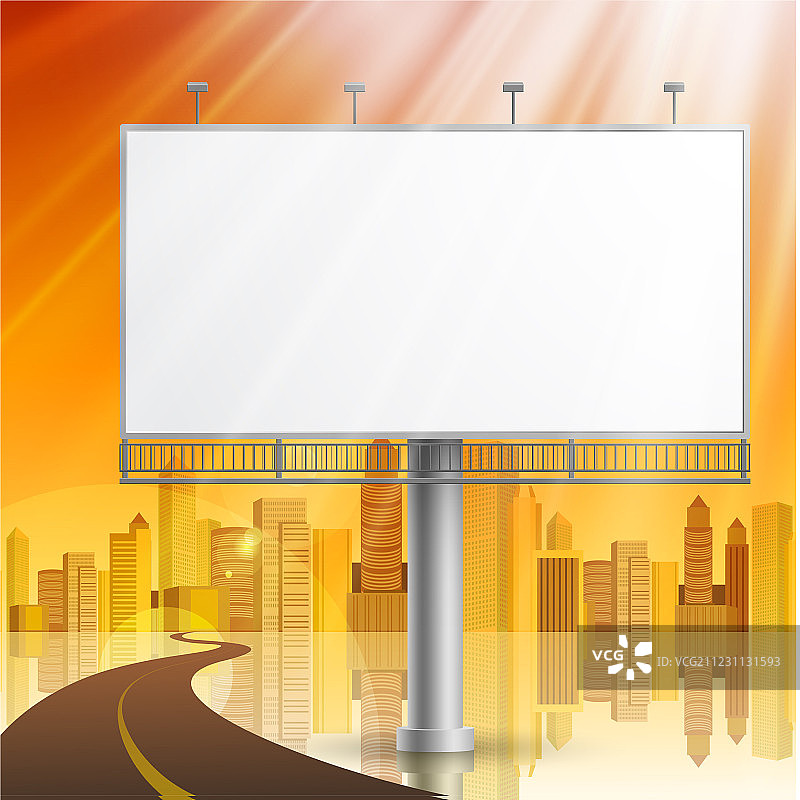 城市背景下的建筑施工图片素材