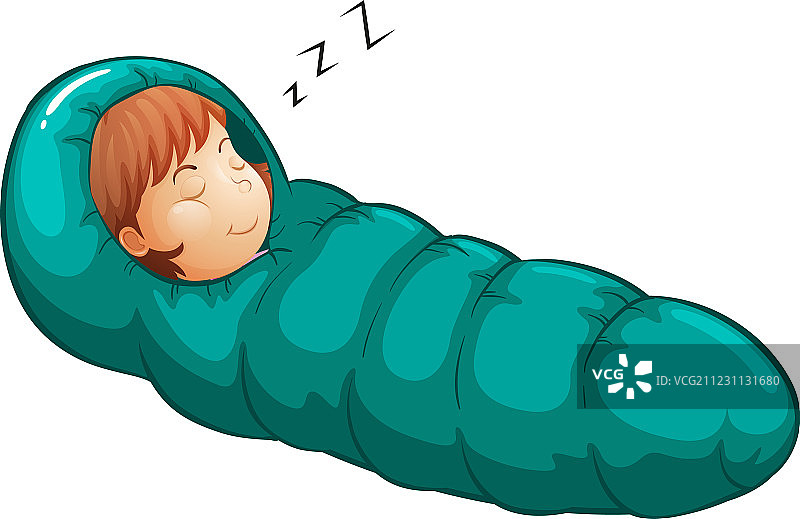 睡袋图片素材