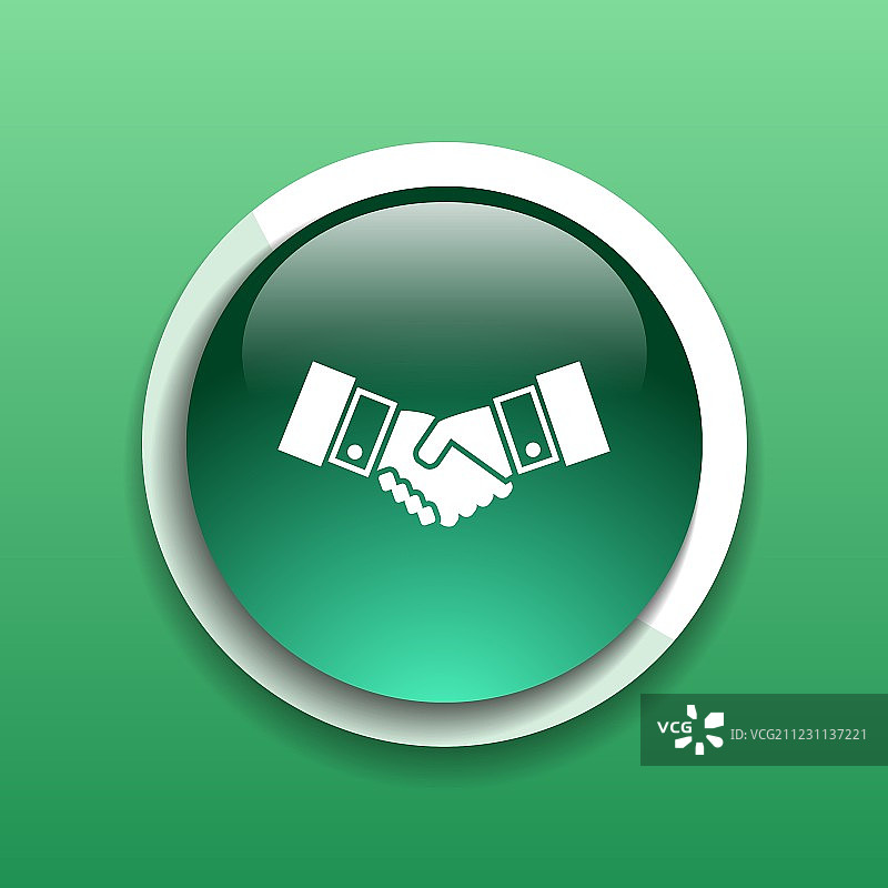 握手图标会议商务概念图片素材