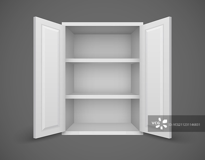 带开门的空盒子图片素材