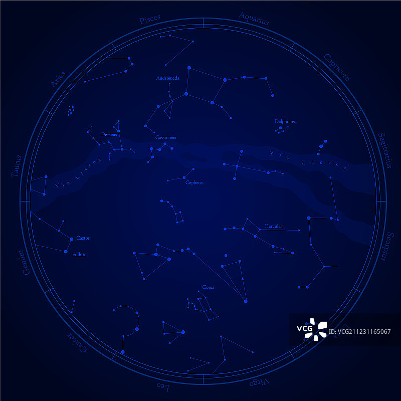 星座星图图片素材