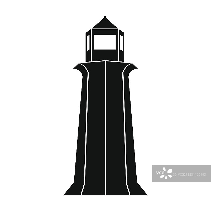 加拿大新斯科舍省佩吉湾灯塔图标图片素材
