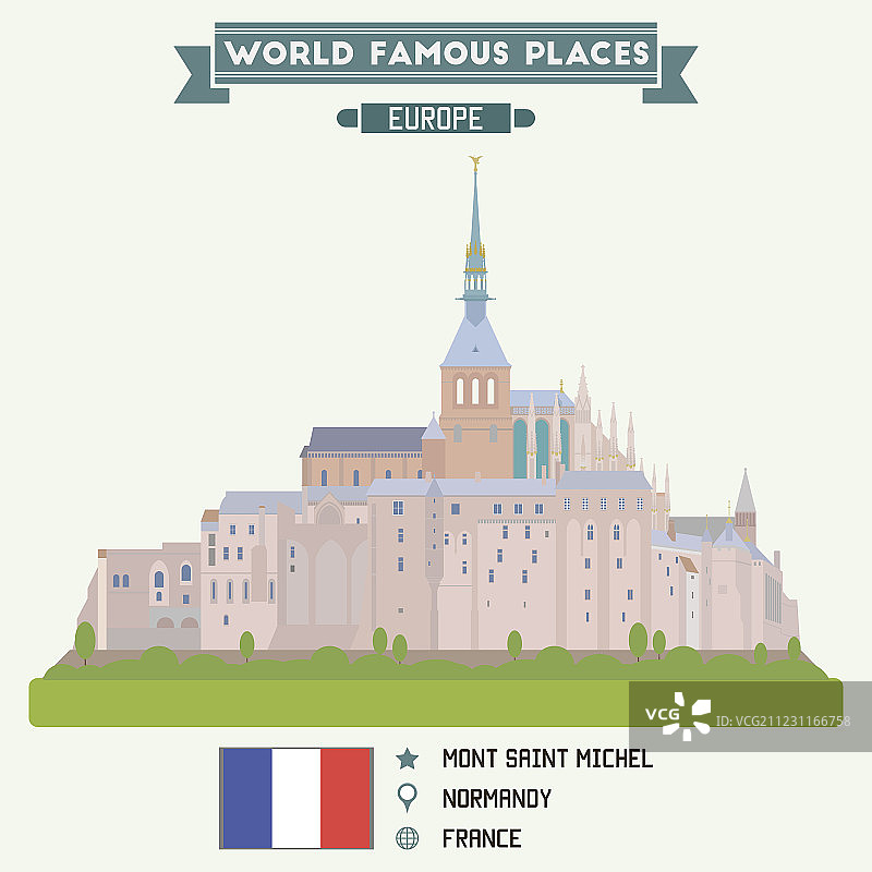 圣米歇尔山图片素材