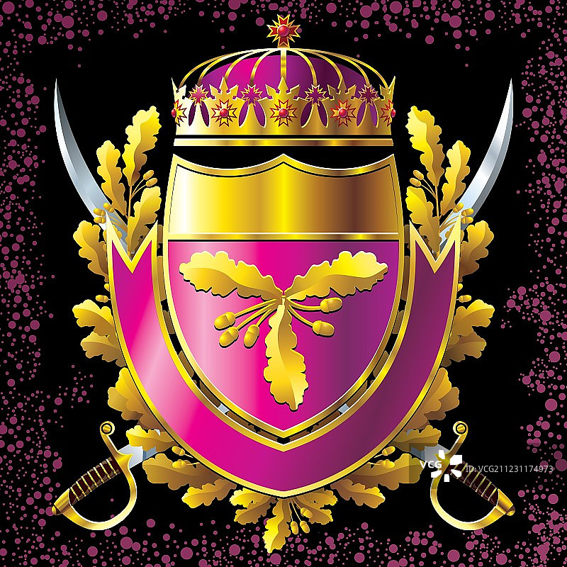 军装风格徽章图片素材