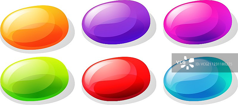 五彩缤纷的果冻豆图片素材