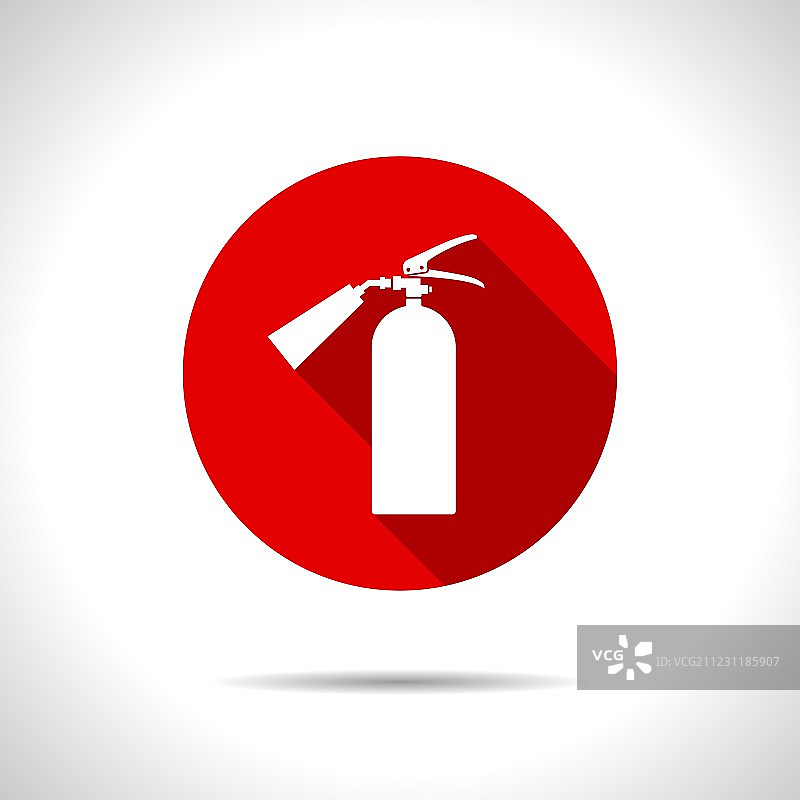 扁平风格灭火器图片素材