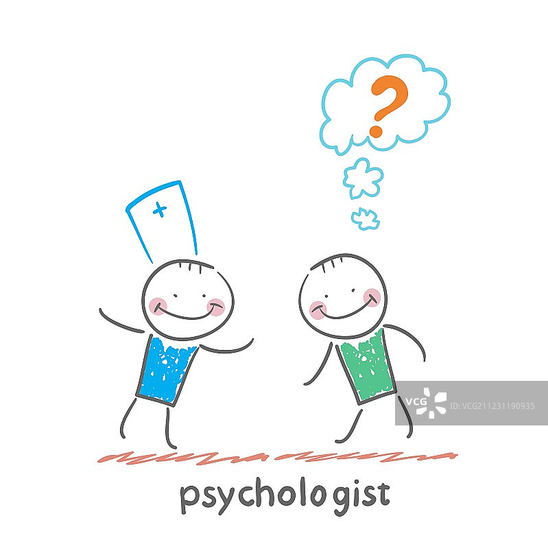心理咨询师与病人交谈图片素材