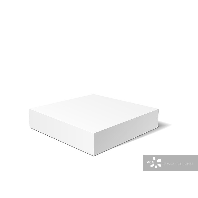 白色3D盒子图片素材