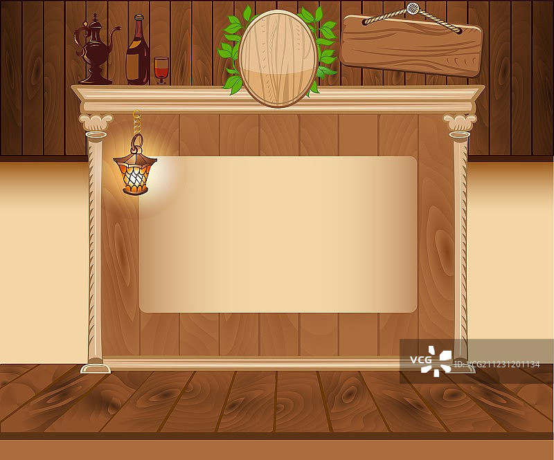 网页模板的木制复古背景图片素材