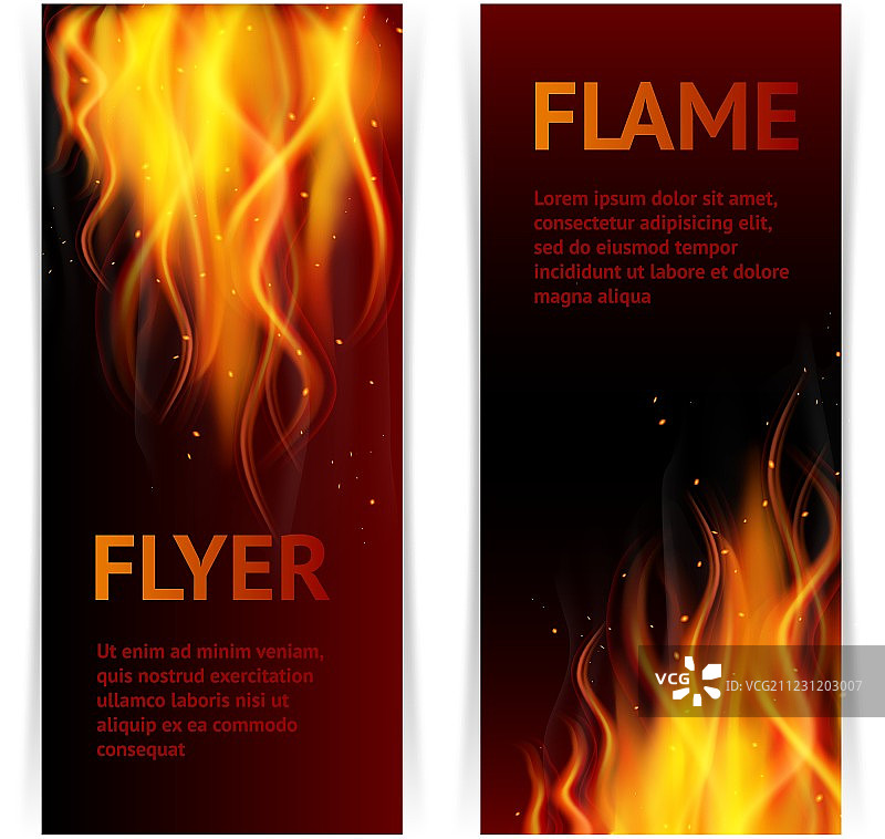 火焰banner合集图片素材