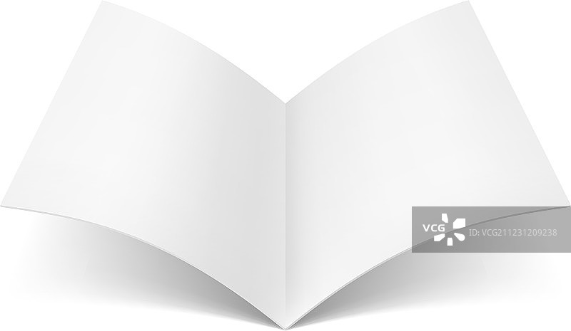 打开的空白书本图片素材