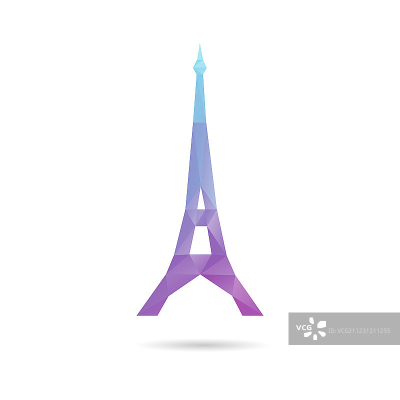 抽象埃菲尔铁塔图片素材