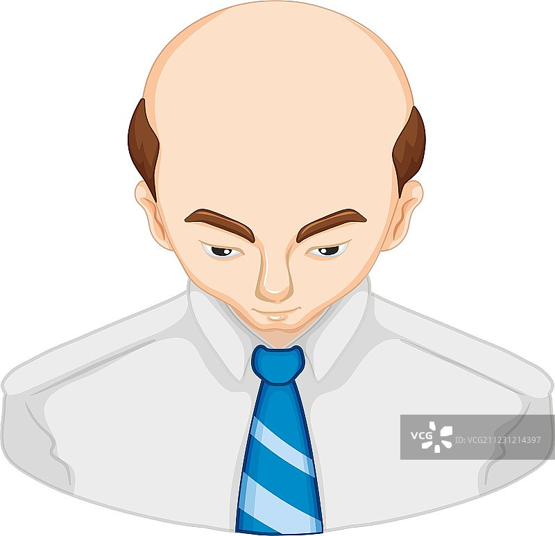 脱发示意图图片素材
