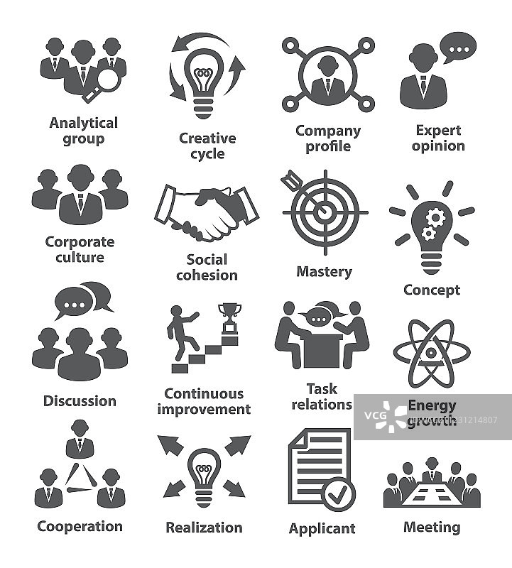 商务管理图标包14图片素材