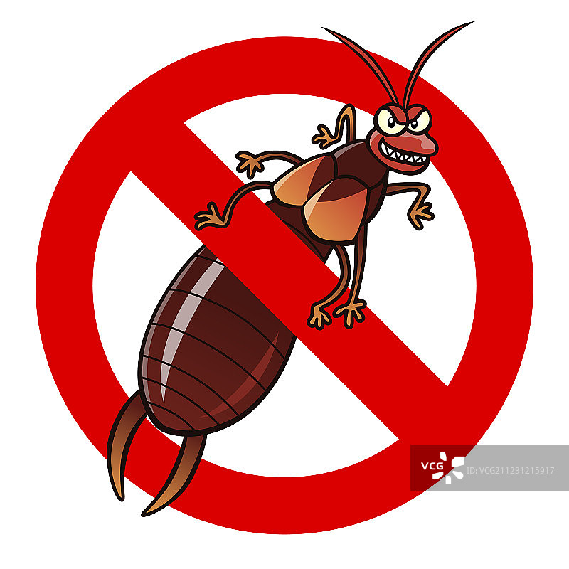 禁止蠼螋标志图片素材