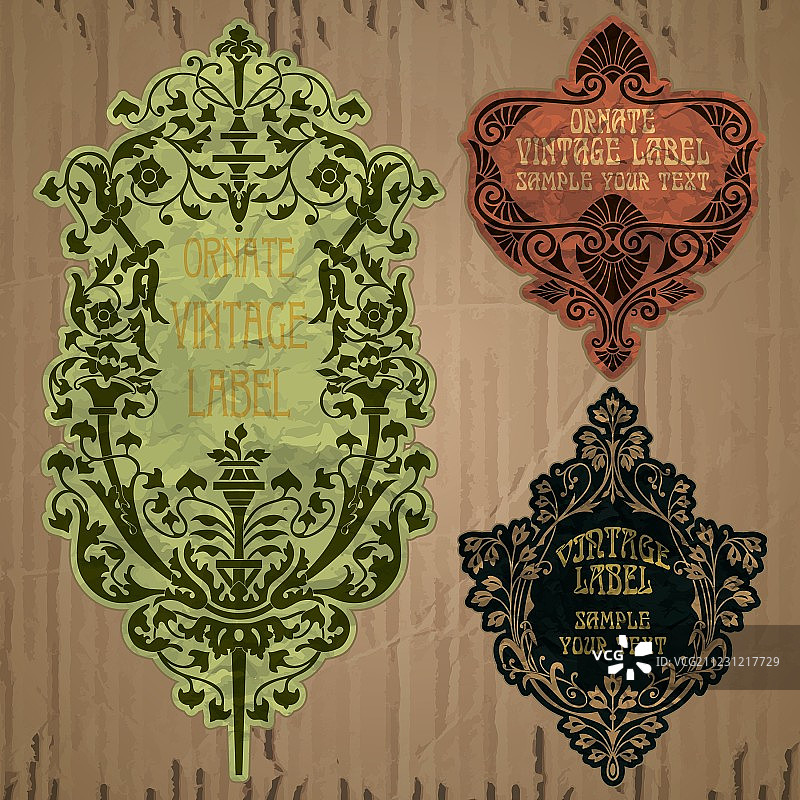 新艺术标签图片素材