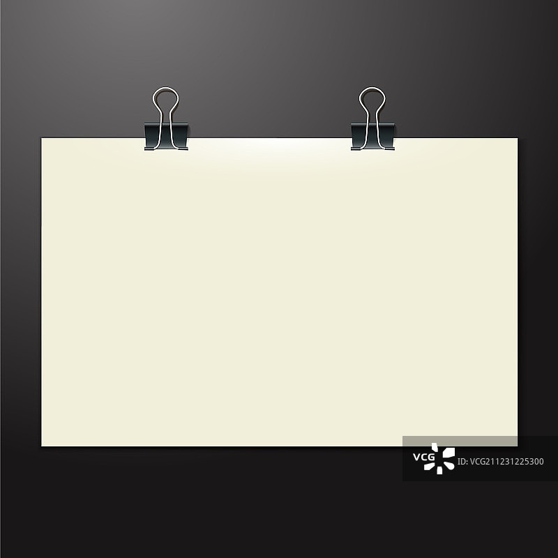 木桌上的纸张模板图片素材