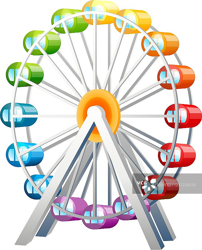 摩天轮图标图片素材