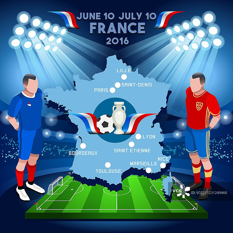2016年法国欧洲杯图片素材