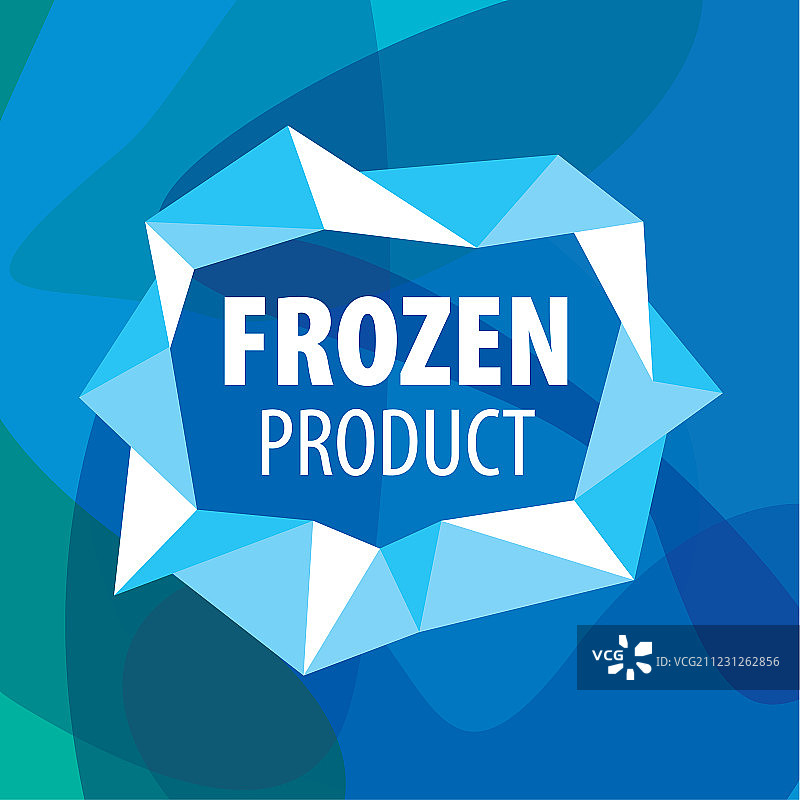 水晶造型冷冻食品logo图片素材