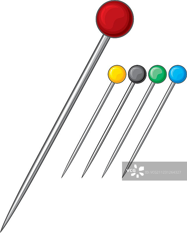 缝纫针集合图片素材