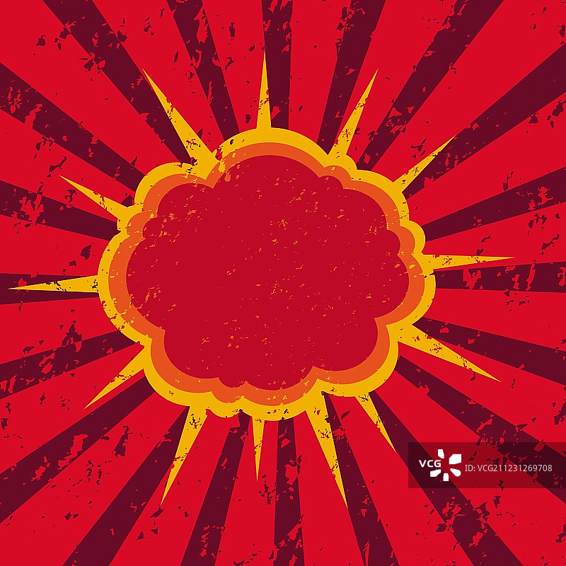 漫画书爆炸效果图片素材