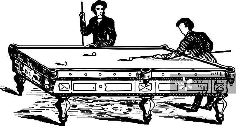 打台球图片素材