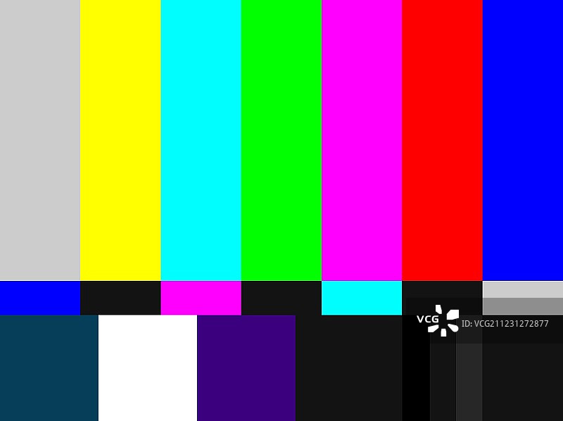 电视彩色条信号图片素材