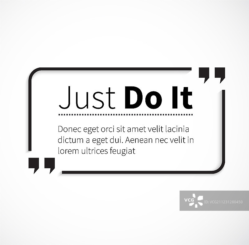 Just Do It 励志语录图片素材