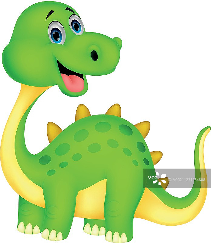 可爱的恐龙卡通图片素材