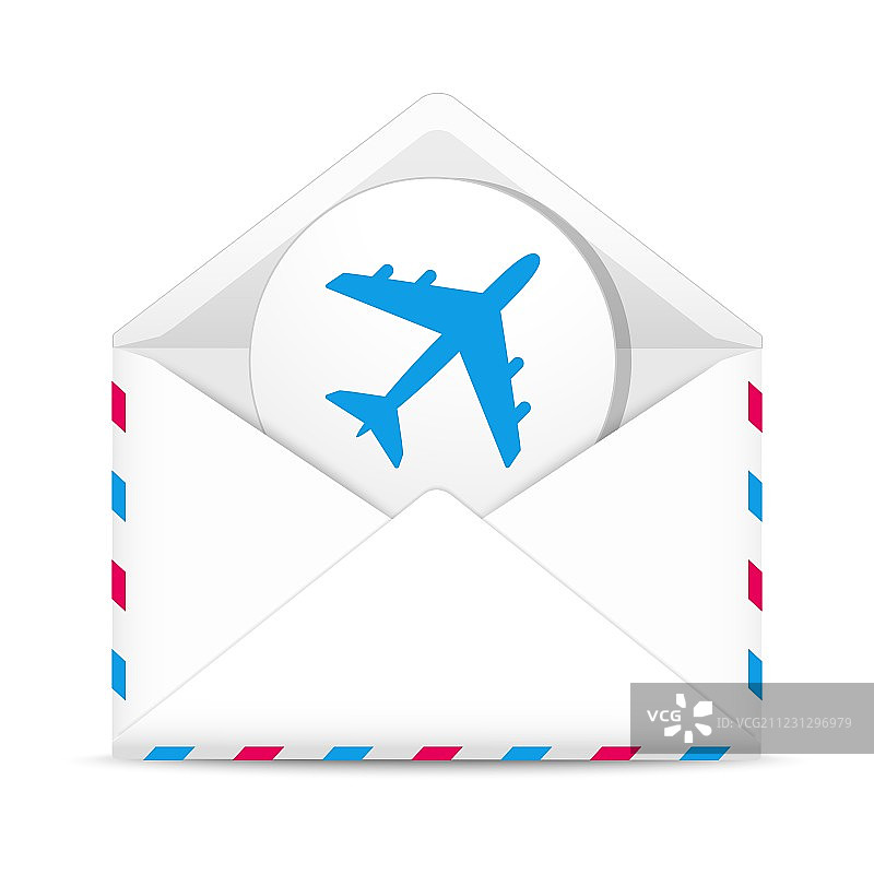航空信封图片素材
