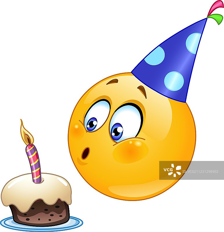 生日表情符号图片素材