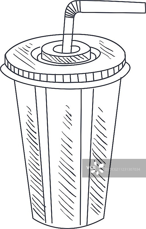 手绘苏打草图图片素材