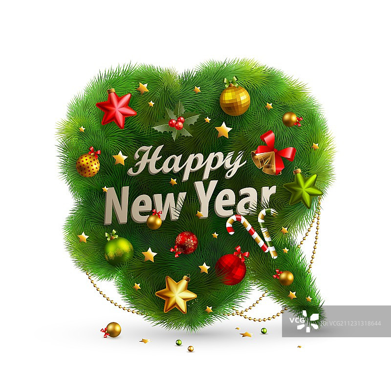 圣诞节对话气泡图片素材