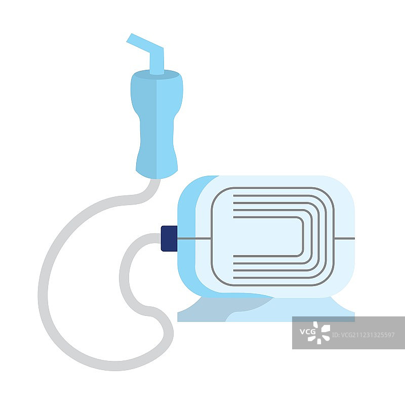 用于治疗哮喘和呼吸道疾病的雾化器图片素材