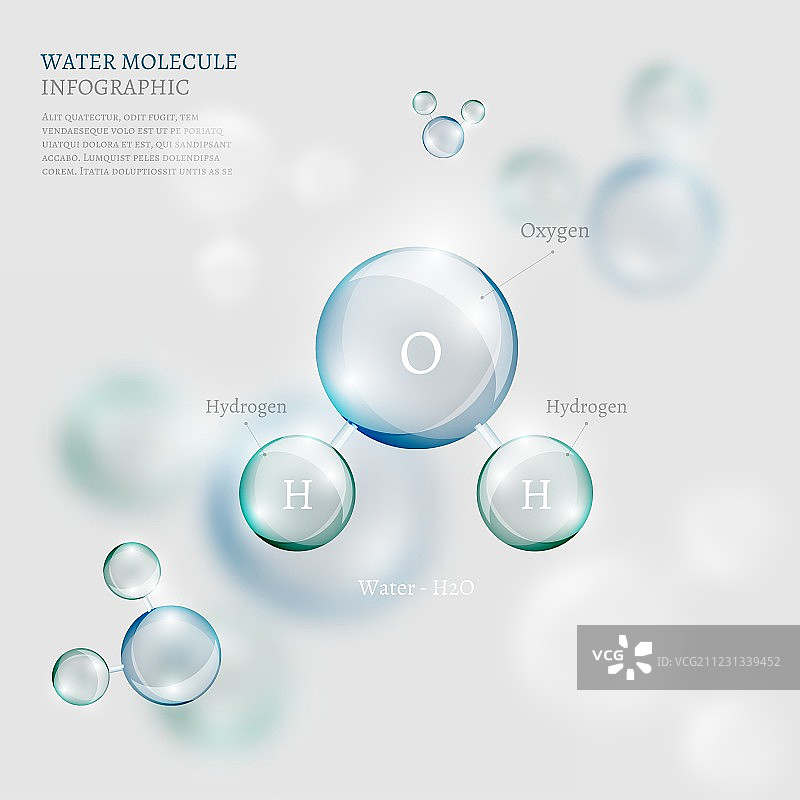 水分子图片素材