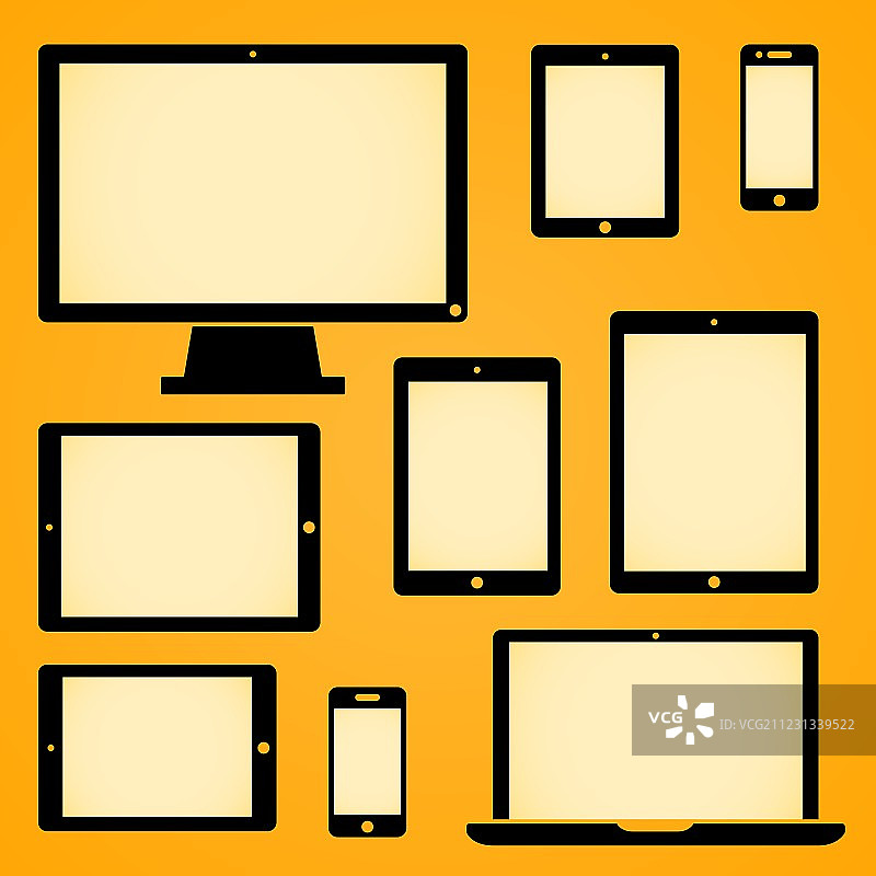 移动设备符号图片素材