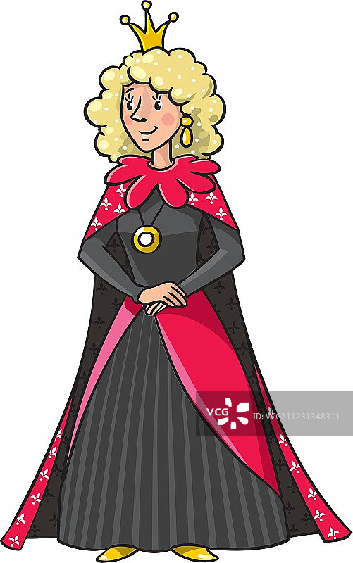 美丽的仙女女王或公主图片素材