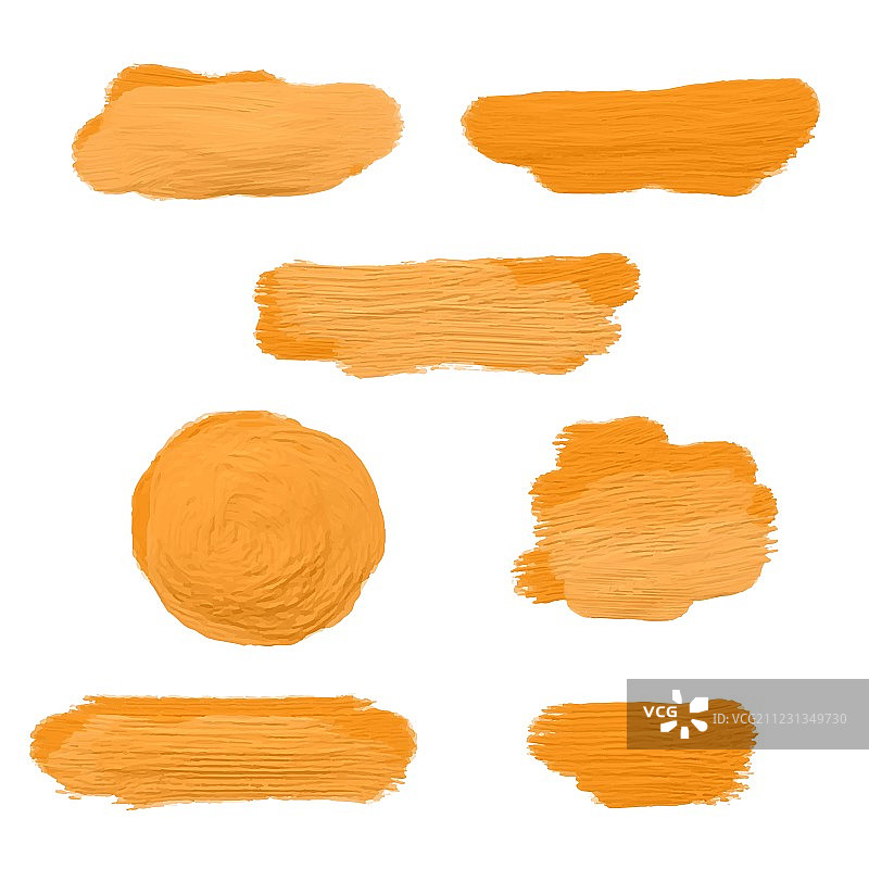 金色丙烯颜料涂抹 2604图片素材