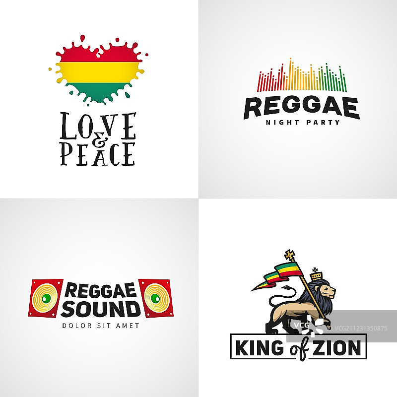 雷鬼音乐爱与和平设计图片素材